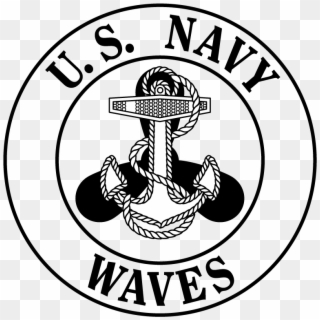Navy Waves - Emblem, HD Png Download