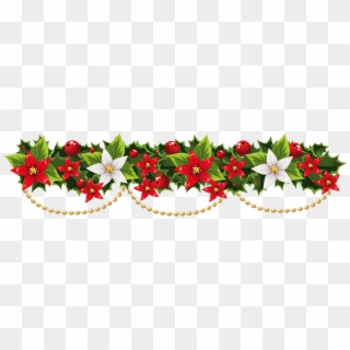 Christmas Garland Clipart Festival Collections Clip - Christmas Garland Clipart, HD Png Download