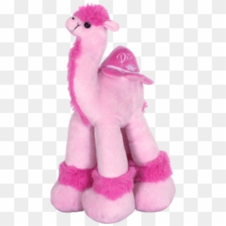 Pretty Pink Plush Camel With Jerusalem Princess On - Stuffed Toy, HD Png Download