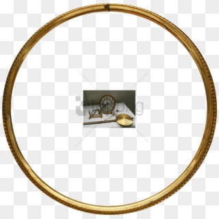 Free Png Gold Circle Frame Png Png Image With Transparent - Gold Round Picture Frames, Png Download
