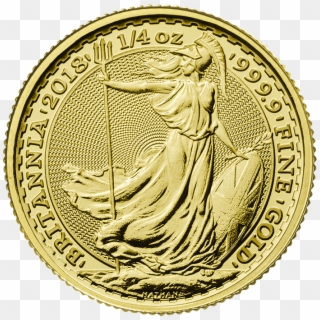 Britannia 2018 1/4 Oz Gold Coin - Britannia Gold Coin 2018, HD Png Download