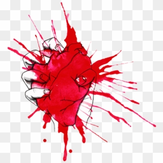 Blood, Green Day, And Heart Image - Hand Holding Heart Png, Transparent Png