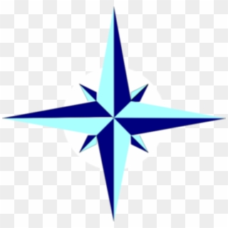 Blue And White Compass, HD Png Download