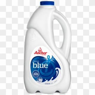 Anchor Blue Top Milk 2l Bottle - Anchor Milk, HD Png Download