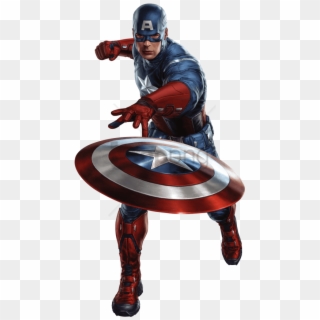 Free Png Download Captain America Throwing Shield Png - Avengers Captain America Png, Transparent Png