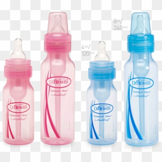Pink & Blue - Baby Bottle Air Flow, HD Png Download