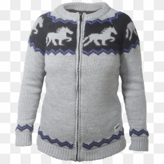 Sweater Png - Islandsk Sweater Med Heste Opskrift, Transparent Png