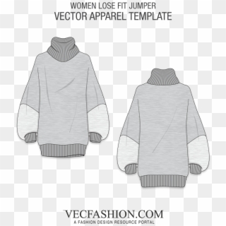 Banner Black And White Sweaters - Desain Jaket Parka Vector, HD Png Download