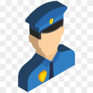 Men Police Employees Functions Png And Vector Image - Cartoon, Transparent Png