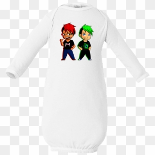 Markiplier And Jacksepticeye Infant Layette T-shirts - Cartoon, HD Png Download