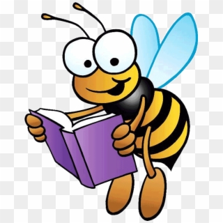 Bee Png Transparent Images - Bee Reading Clipart, Png Download
