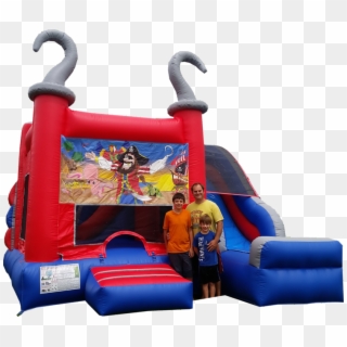 How About Having It All With The Pirate Combo Slider - Inflatable, HD Png Download