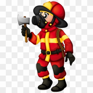 Profissões E Ofícios Fire Dept, Fire Department, Fireman - Clipart Fireman, HD Png Download
