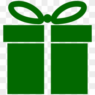 Green, Icon, Present, Gift, Wrapped, Christmas, Holiday - Green Gift Icon Png, Transparent Png