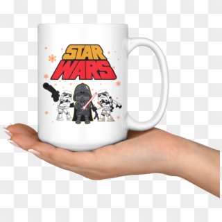 Star Wars Darth Vader And Storm Trooper Chibi Mug - Joy Bottle We Happy Few, HD Png Download