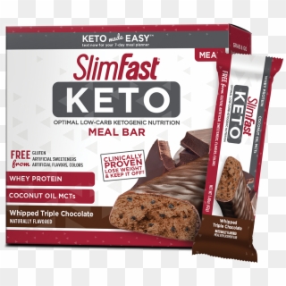 Box Of Slimfast Keto Whipped Triple Chocolate Meal - Slimfast Keto, HD Png Download