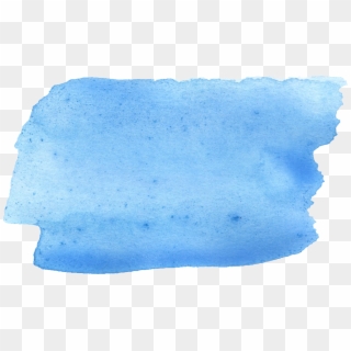 23 Blue Watercolor Brush Stroke Vol - Watercolor Brush Strokes Png Blue, Transparent Png