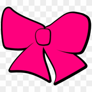 Pink Cheer Bows Clipart - Pink Bow Tie Clipart, HD Png Download