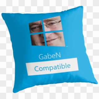 Gaben Compatible Throw Pillows By Potatonotfound, HD Png Download