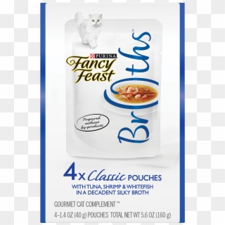 Fancy Feast Broths Classic With Tuna Shrimp & Whitefish - Poster, HD Png Download