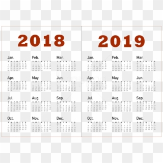 Free Png 2018 2019 Calendar S Png Images Transparent - Calendar, Png Download