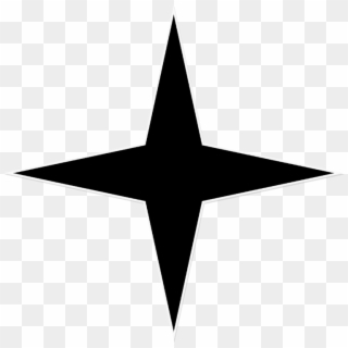 242 × 240 Pixels - Four Pointed Star, HD Png Download