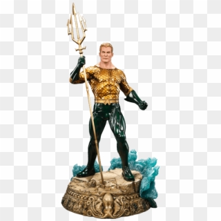 Aquaman Premium Format Sideshow Collectibles Statue - Aquaman Figurine Png, Transparent Png