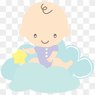 Bebé En Nube Para Imprimir - Bebe Para Baby Shower Png, Transparent Png