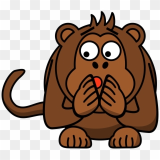 This Free Icons Png Design Of Scared Monkey, Transparent Png