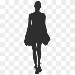 Woman Girl Model Posing Fashion 1181548 - Silhouette, HD Png Download