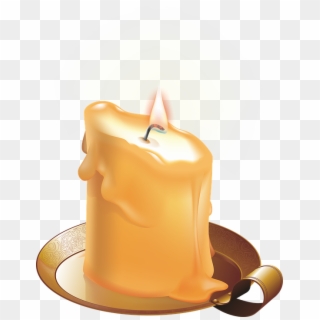 Candle, Light, Wax, Former, Heat, Flame - Candle Wax Clipart, HD Png Download