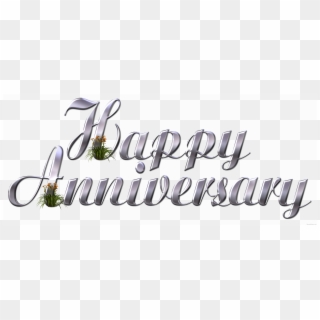 Happy Anniversary Transparent Images Png - Happy Anniversary Png Text, Png Download