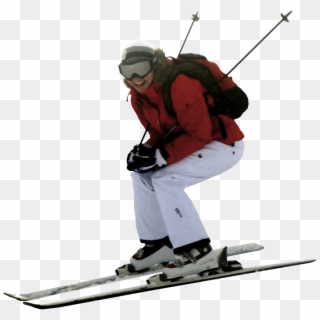 Transparent Person Skiing - Skier Transparent Png, Png Download