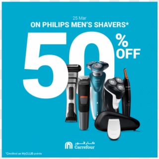 50% Off On Philips Men's Shavers - Drip Coffee Maker, HD Png Download