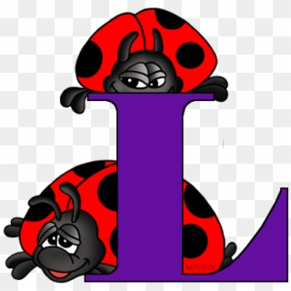 Alphabets Clipart Ladybug - Alphabet, HD Png Download