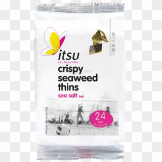 Crispy Seaweed Thins Sea Salt - Label, HD Png Download