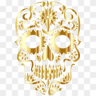 Sugar Skull, Bones, Calavera, Ornate, Decorative - Sugar Skull No Background, HD Png Download