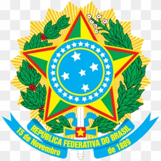 Brazil Flag [brazilian] - Brazil Coat Of Arms, HD Png Download