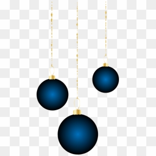 Transparent Christmas Blue Ornaments Png Clipart - Blue Ornaments Transparent, Png Download