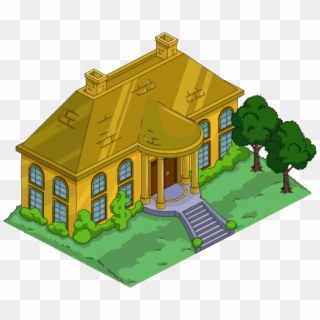 Mansion Of Solid Gold Tapped Out - Gold House Tapped Out, HD Png Download