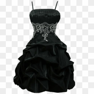 Descargar Vestido Negro Fiesta Png Transparente - Black Dress Png, Png Download