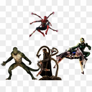 Mcu Iron Spiderman Vs Villains Gauntlet - Iron Spider Vs Doctor Octopus, HD Png Download