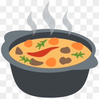 Open - Hot Pot Emoji, HD Png Download