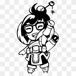 The - Overwatch Mei Coloring Pages, HD Png Download