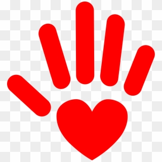 Related Images To Fileheart Hand Nevit Fractalized - Hand Heart Clipart Png, Transparent Png