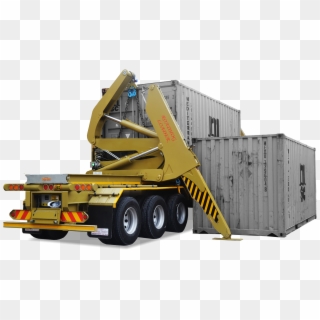 Container Side Loader Double Stacking 20ft Containers - Crane, HD Png Download