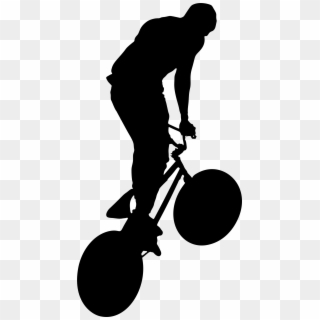 This Free Icons Png Design Of Bicycle Trick Silhouette, Transparent Png