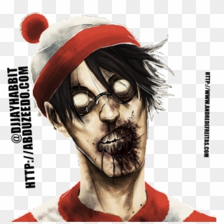 Evil Waldo - Zombie Waldo, HD Png Download