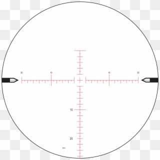 The Moartm F1 Reticle Features 1 Moa Elevation And - Nightforce Shv F1 Reticle, HD Png Download