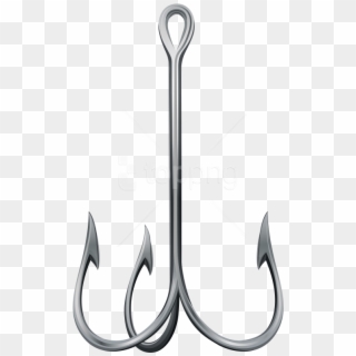 Free Png Download Fishing Treble Hook Clipart Png Photo - Treble Hook Clip Art, Transparent Png